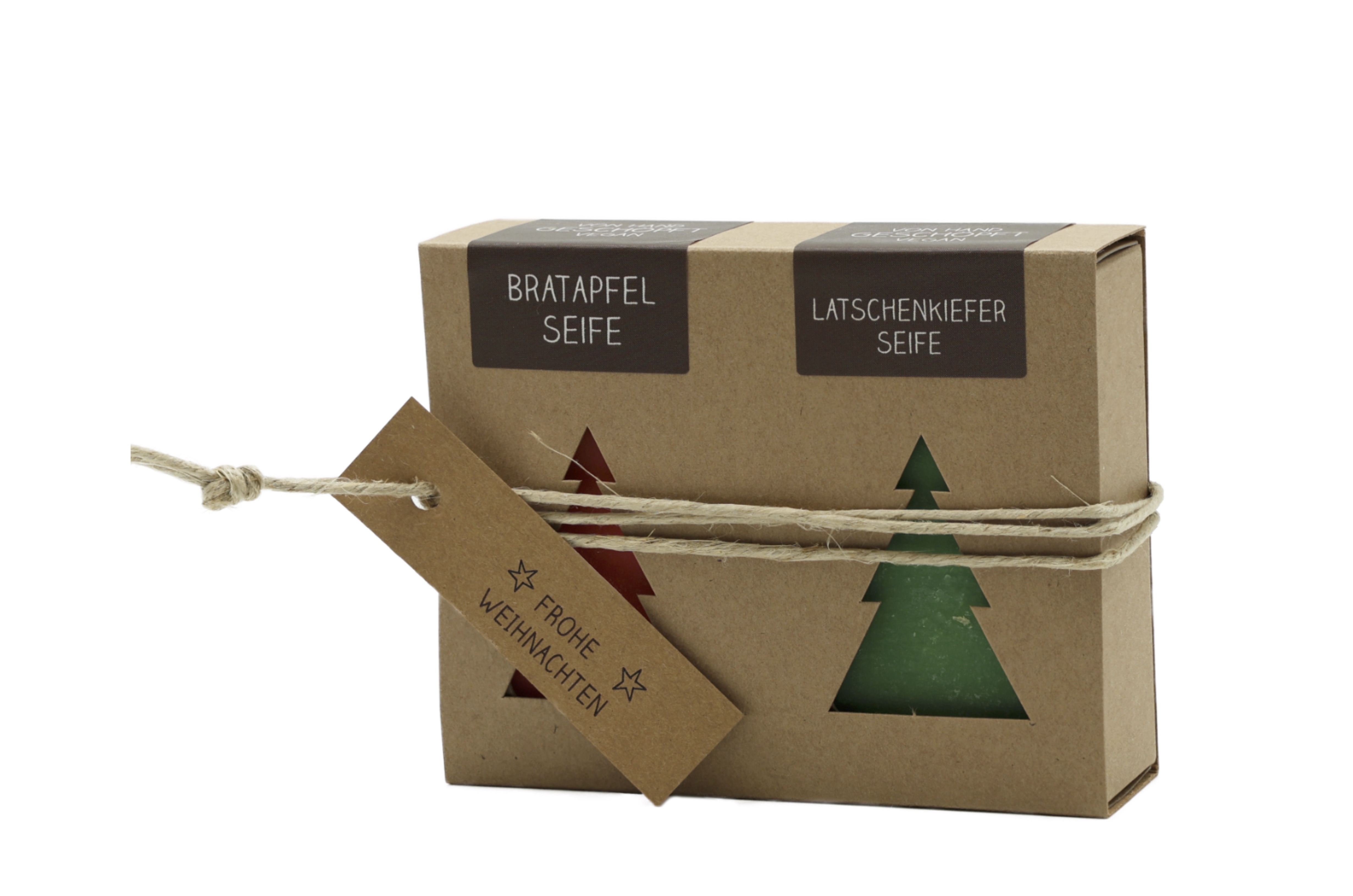 Geschenkkarton mit 2 Seifen (2 x 100g)