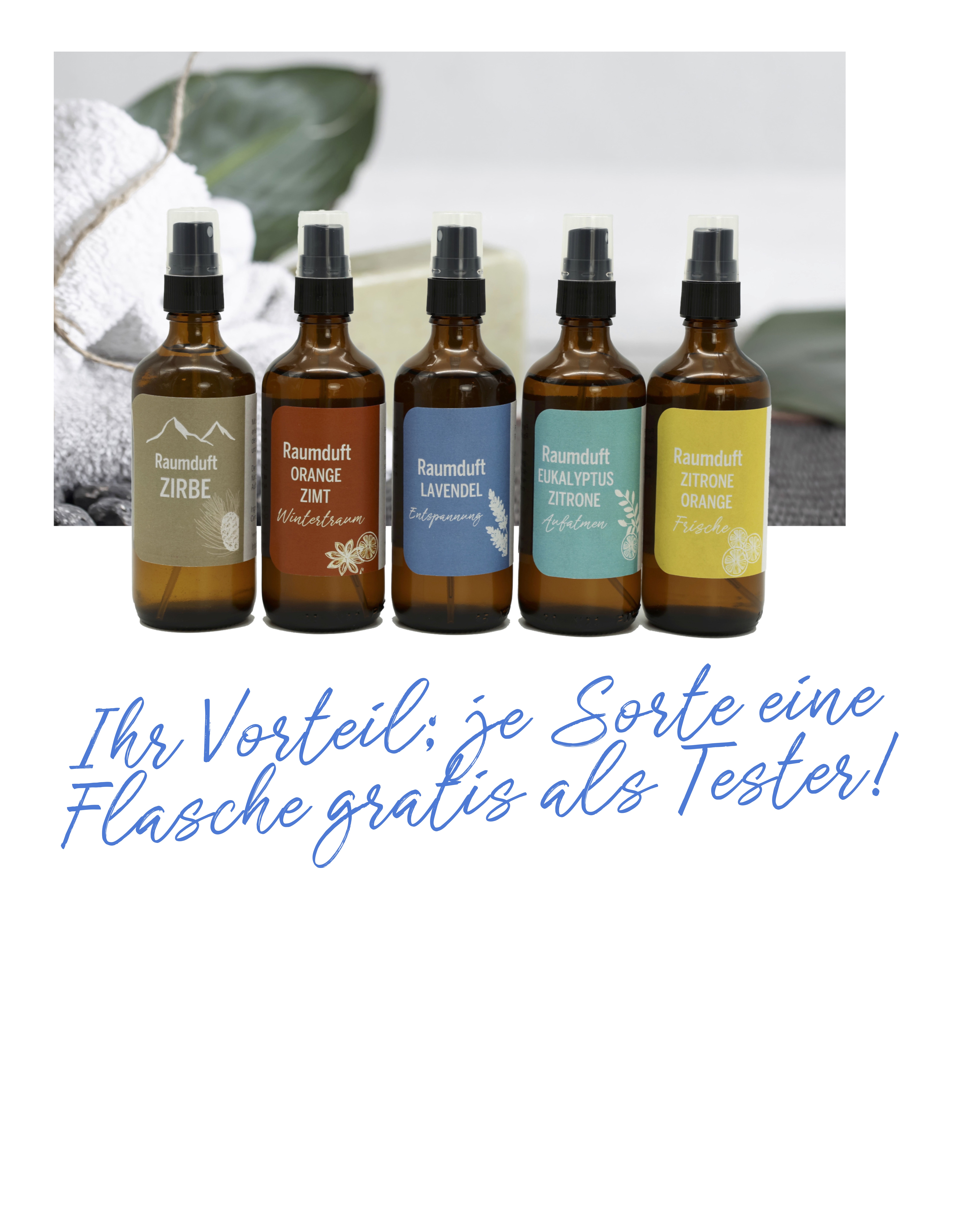 Raumdüfte 100ml sortiert im Display (5 x 6 Stück) je Sorte 1 Tester gratis! Raumdüfte 100ml sortiert im Display (5 x 6 Stück) je Sorte 1 Tester gratis!