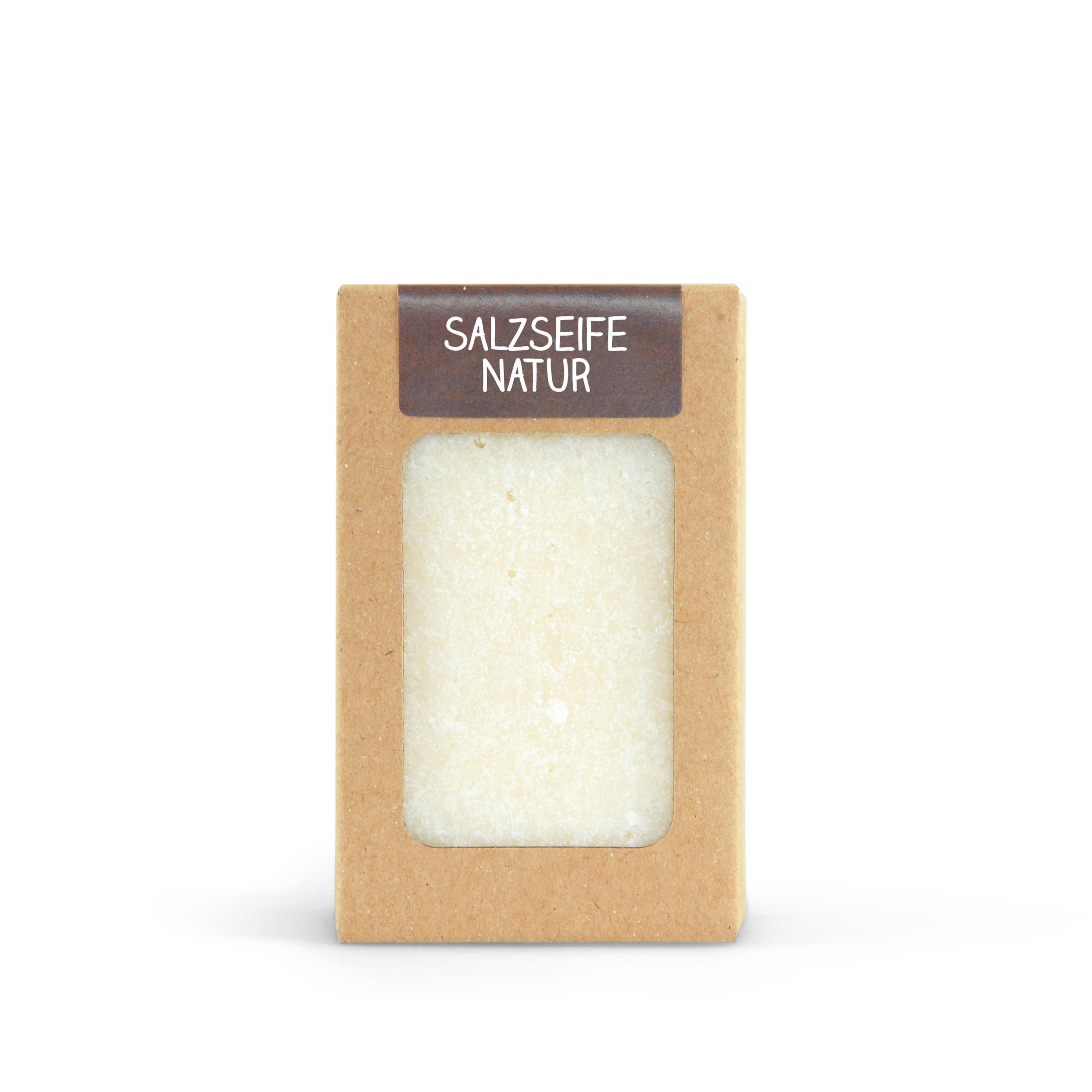 0150 Salzseife natur 100g handgeschöpft, ohne Parfüm