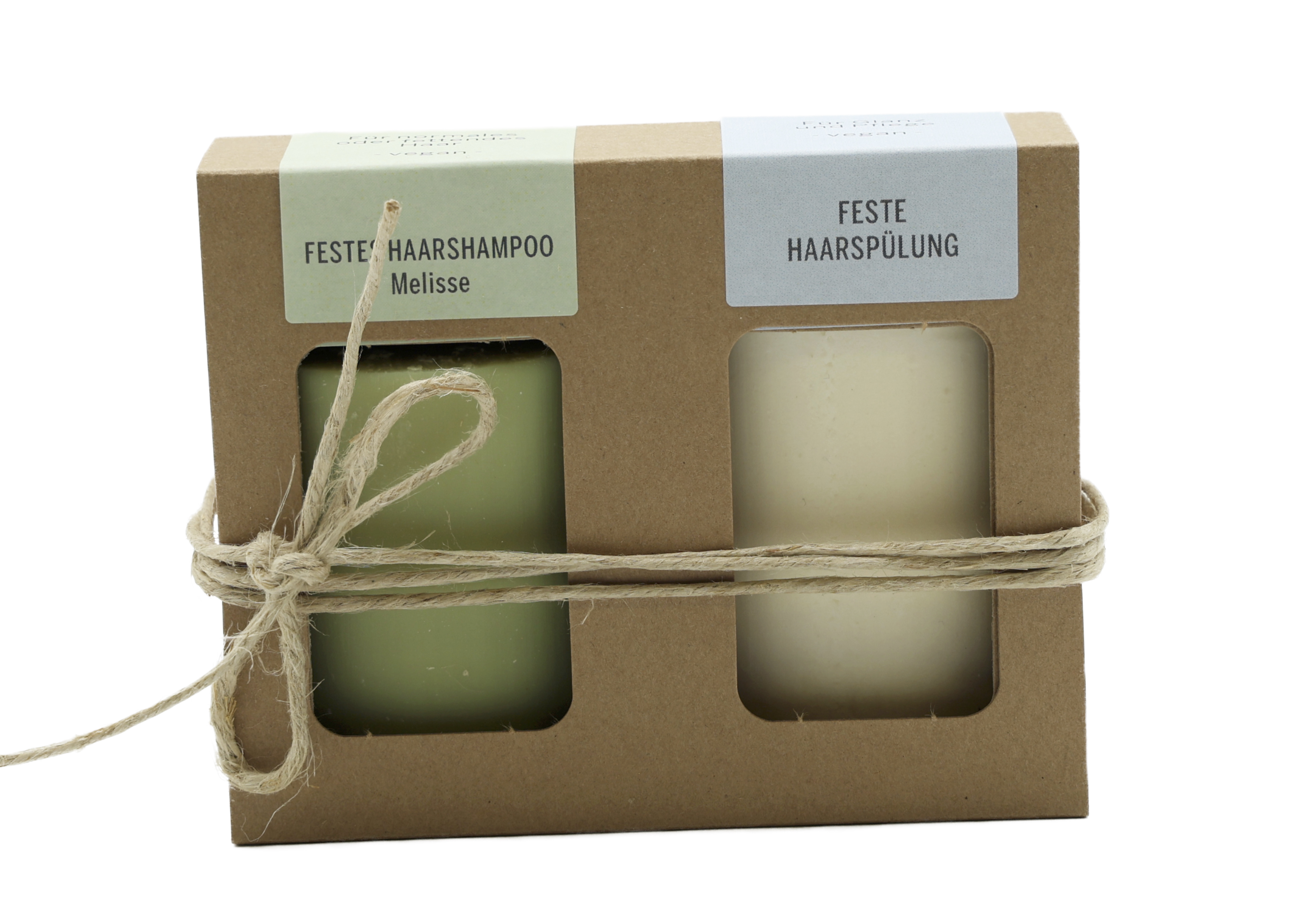 Kombi Haar Set Festes Haarshampoo Melisse + Feste Haarspülung