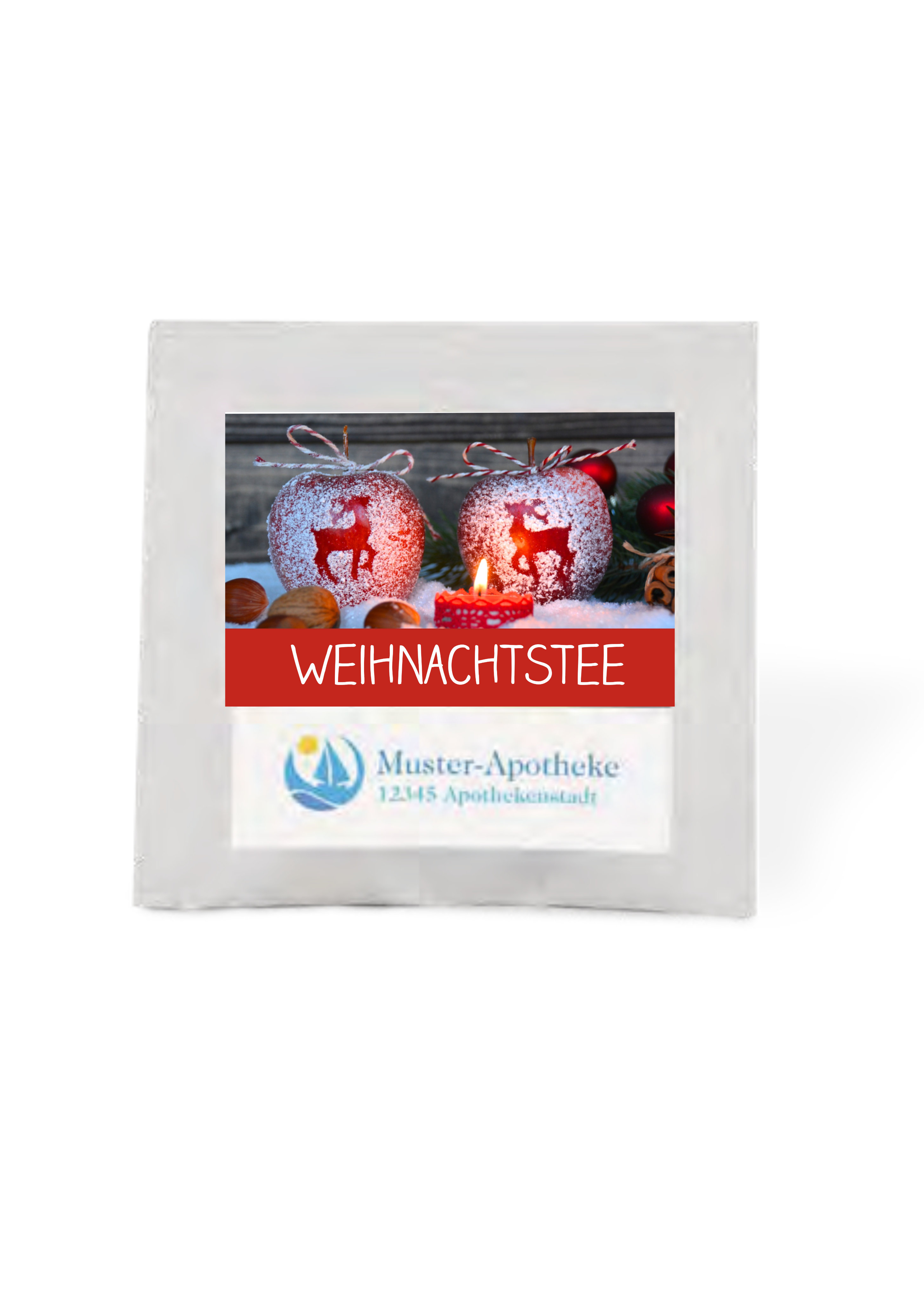 Pyramiden-Teebeutel "Weihnachtstee" PROBE  3g