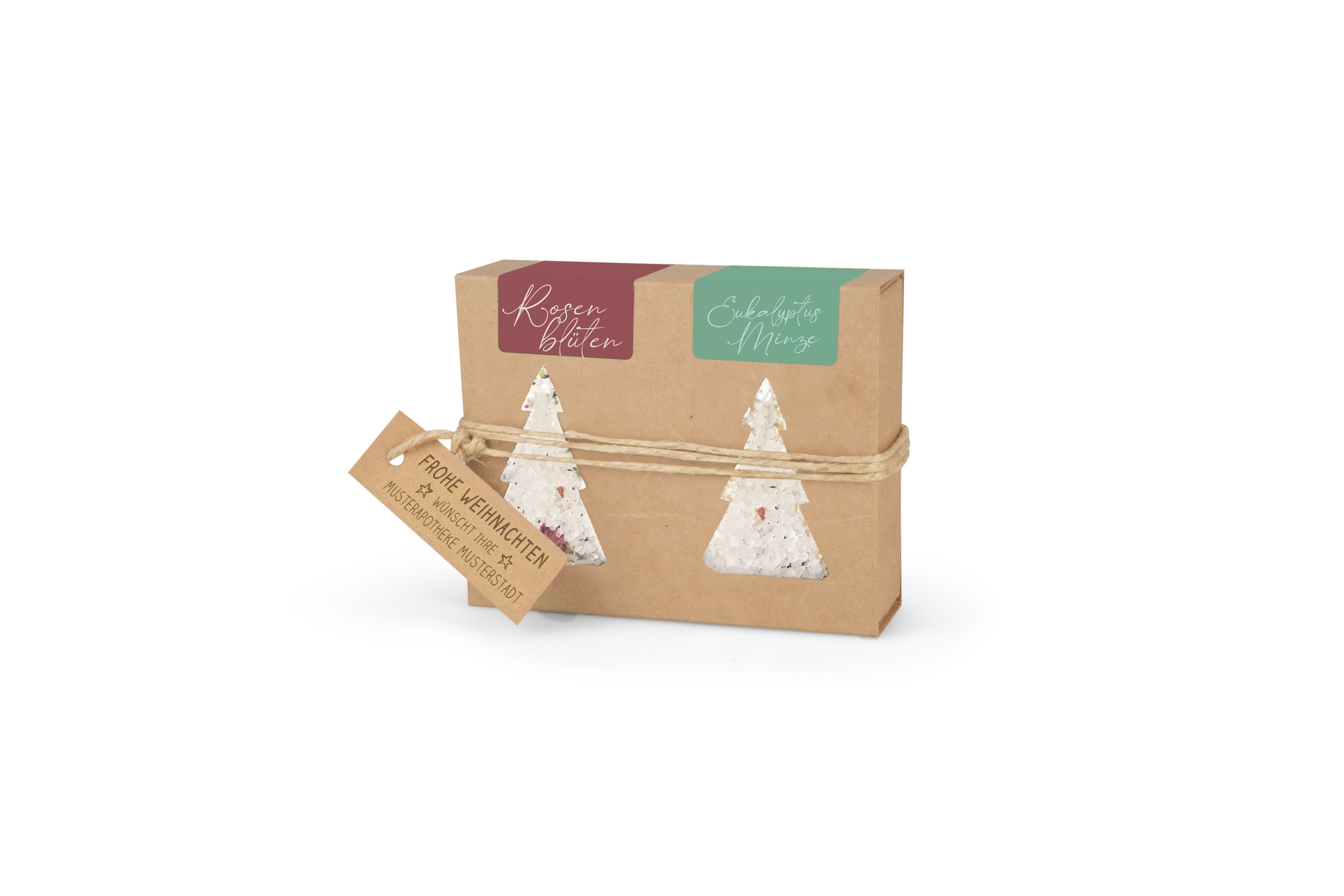 Geschenkkarton mit Badesalz (2 x 100g)