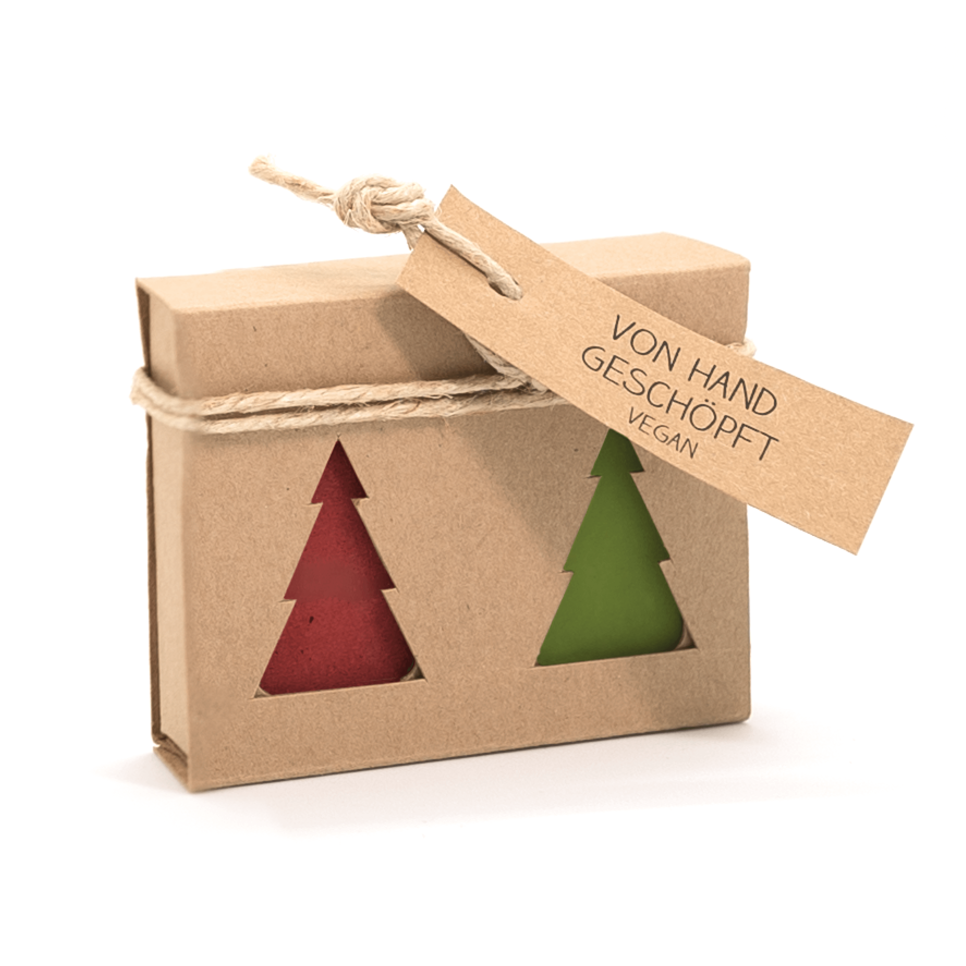 mini-seifen_2er-set_tannenbaum Mini-Seifen 2er-Set Tannenbaum (25 g Bratapfel & 25 g Latschenkiefer = 50 g Seife)