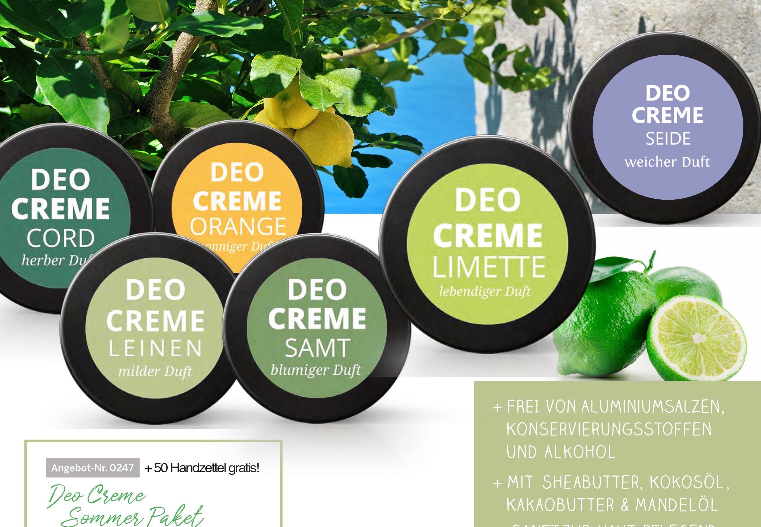 Deo Creme Sommer Paket