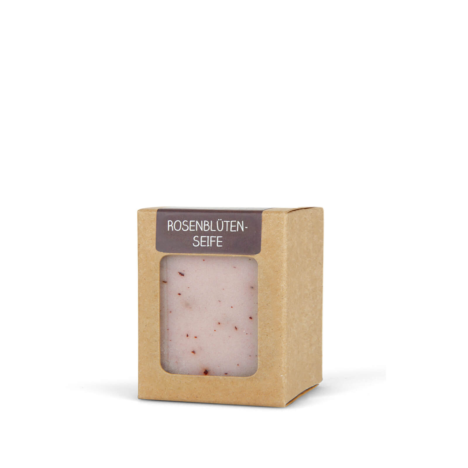 rosenbluete_50g Seife mit Weihnachtsgruß 50g
