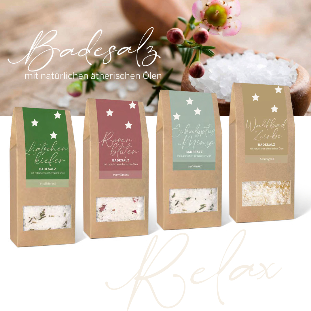 Badesalze 300g (4x6) Weihnachts-Edition