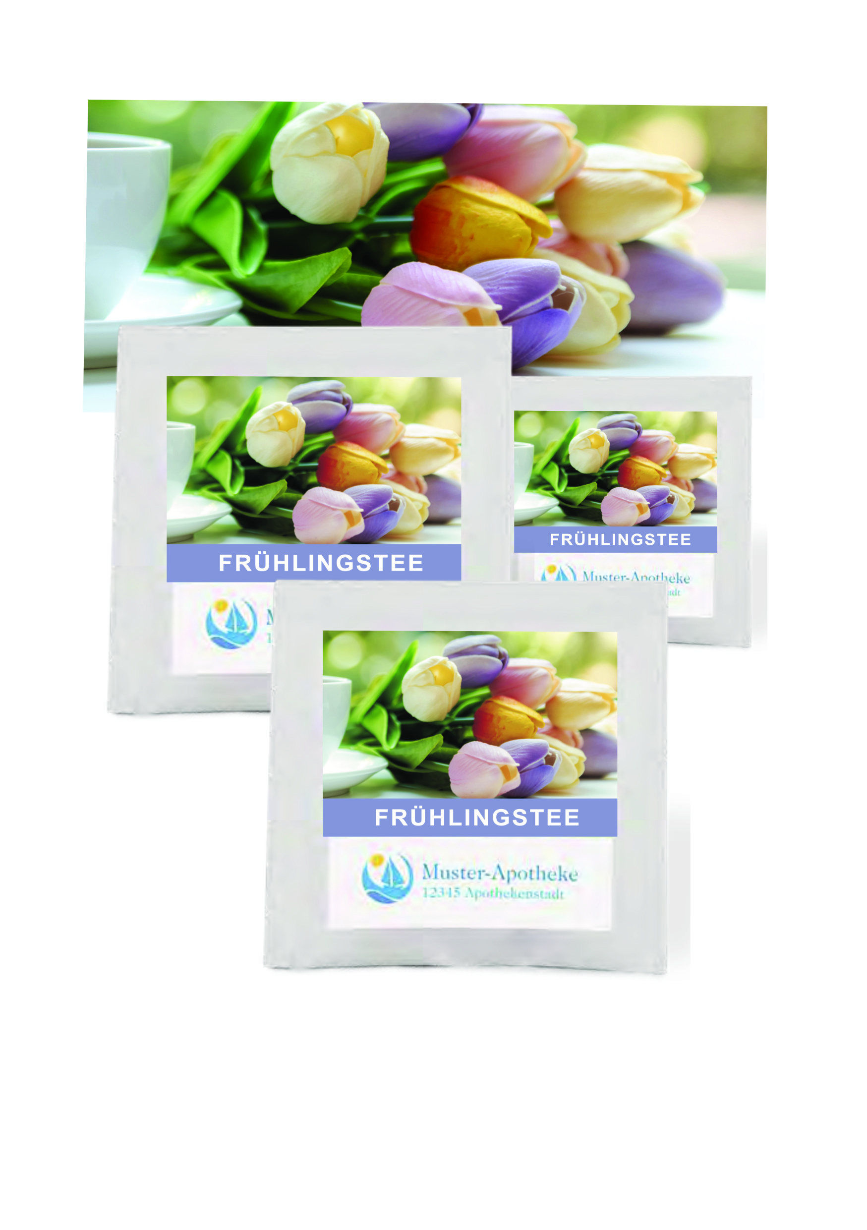 Frühlingstee - Früchtetee im Pyramidenbeutel