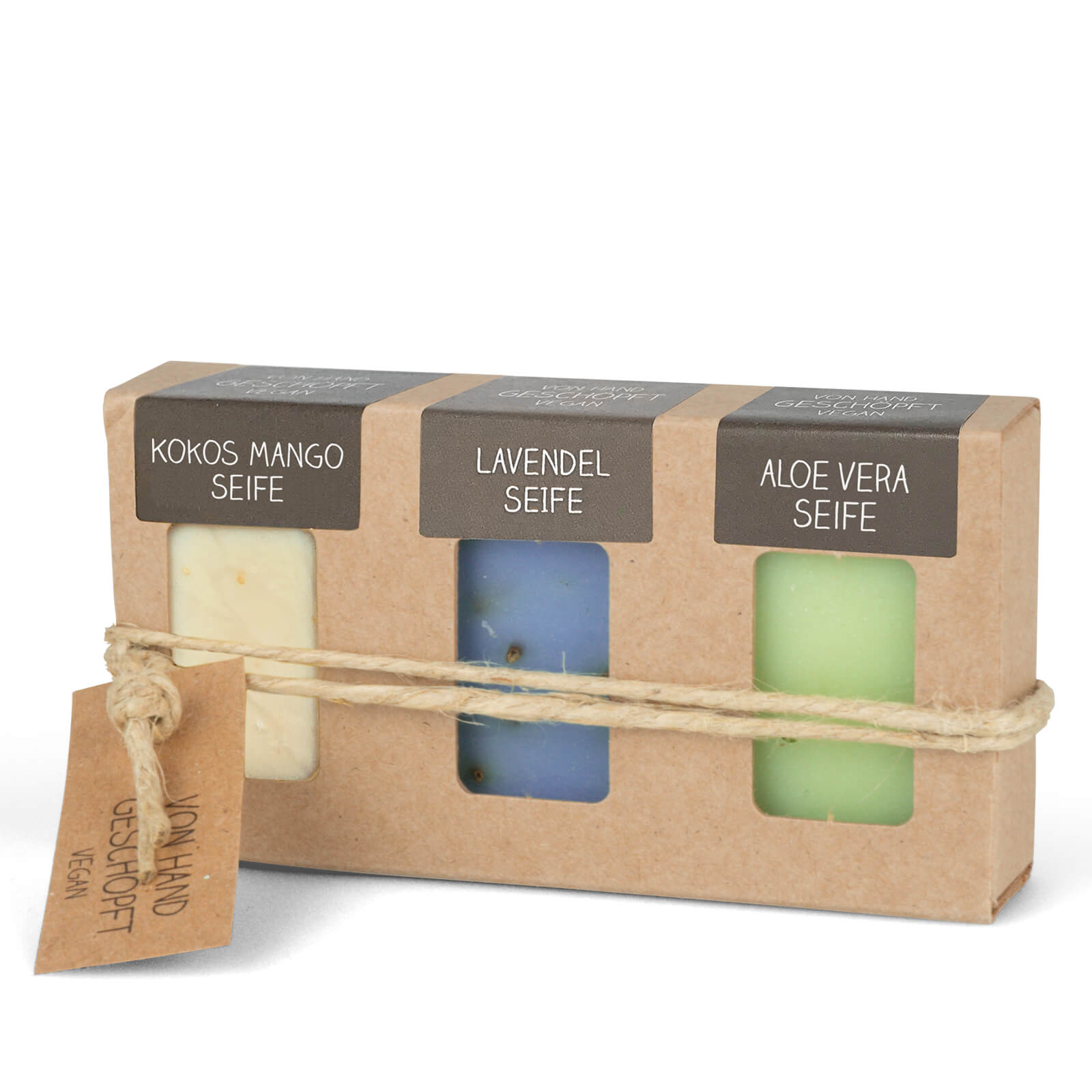 Mini-Seifen 3er-Set (3 x 25 g = 75 g Seife)