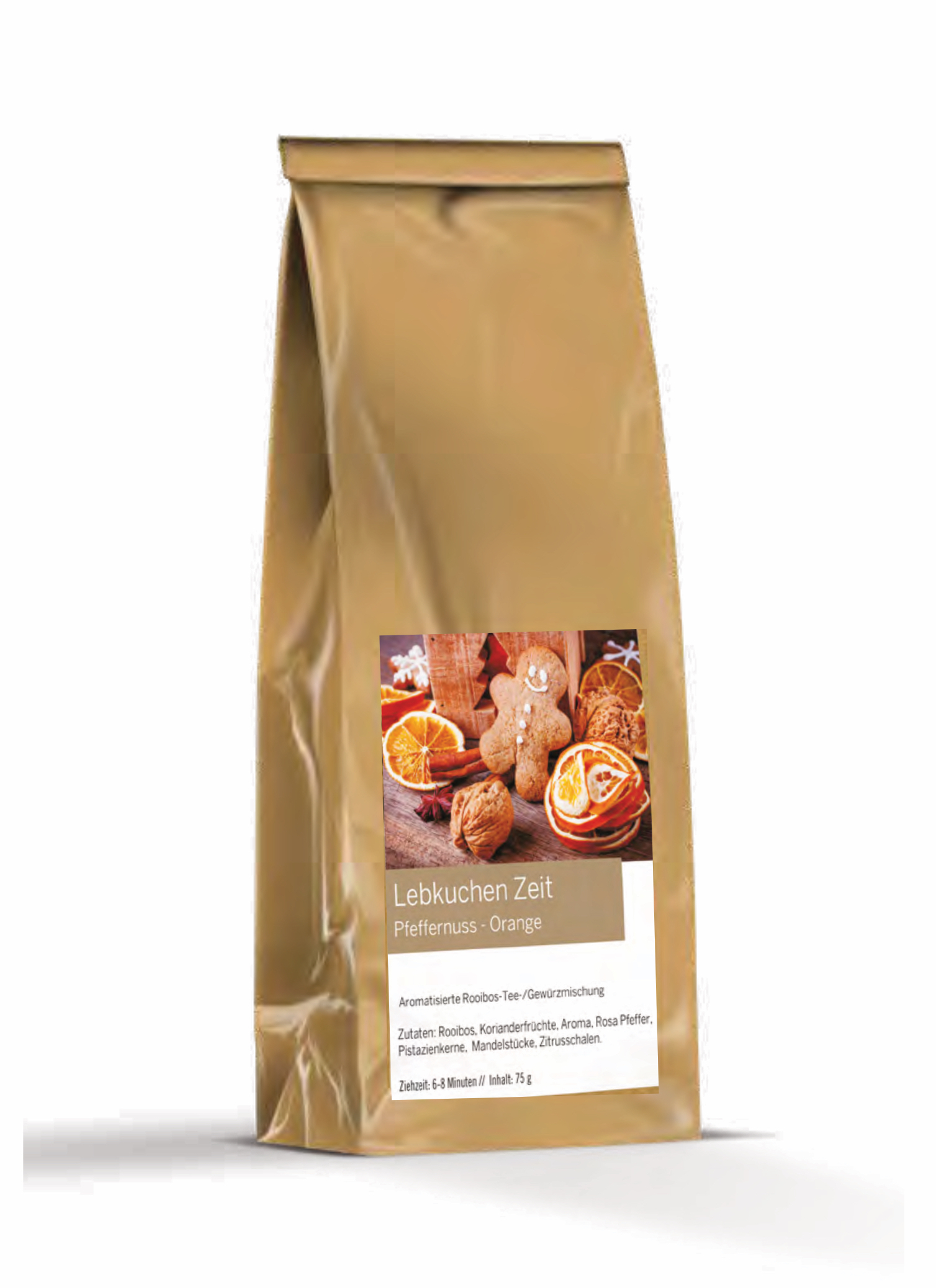 Pfeffernuss Orange Rooibusch-Tee 75g
