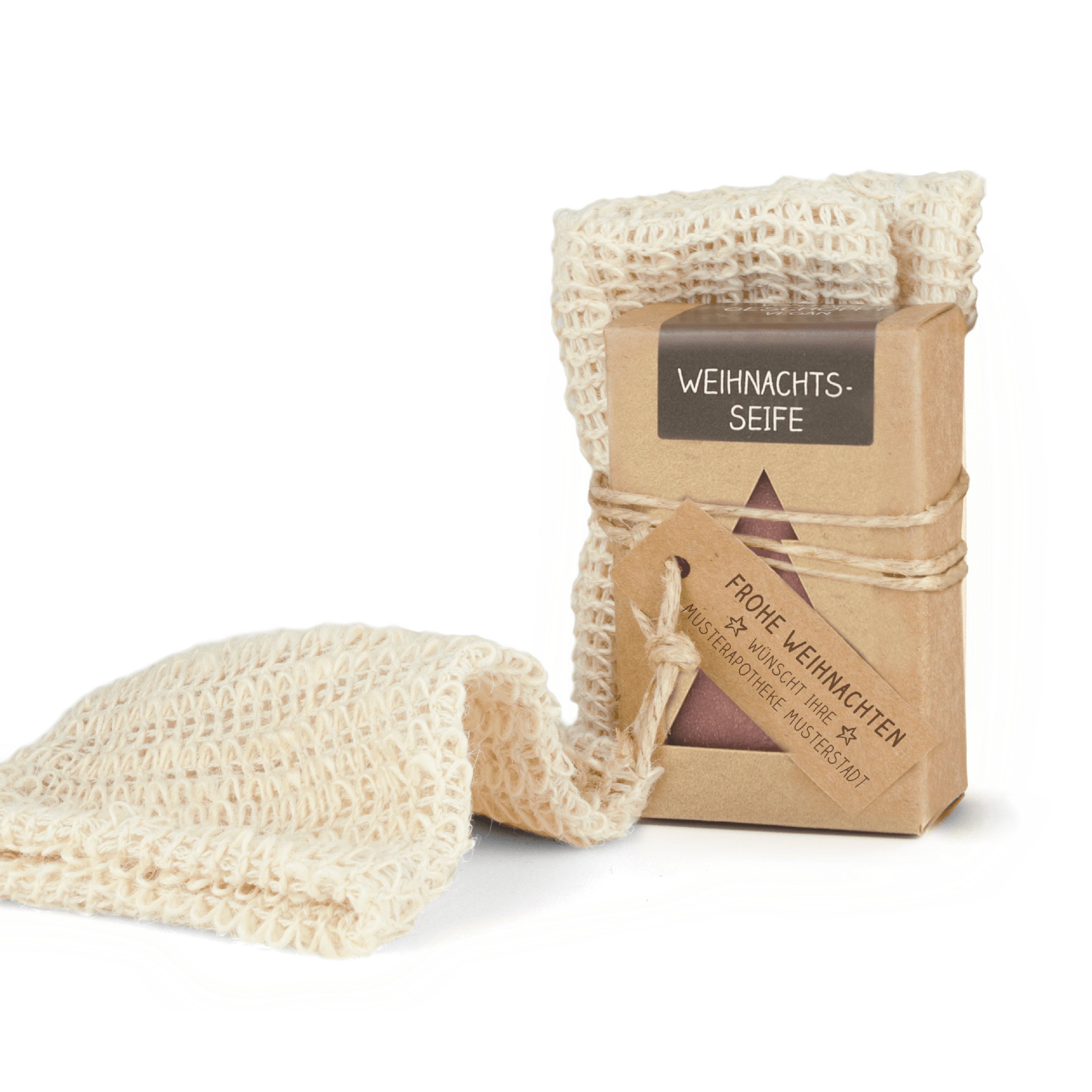 geschenkset_100g_seife_seifensaeckchen_sisal-min Geschenkset mit 100g Seife + Seifensäckchen Sisal