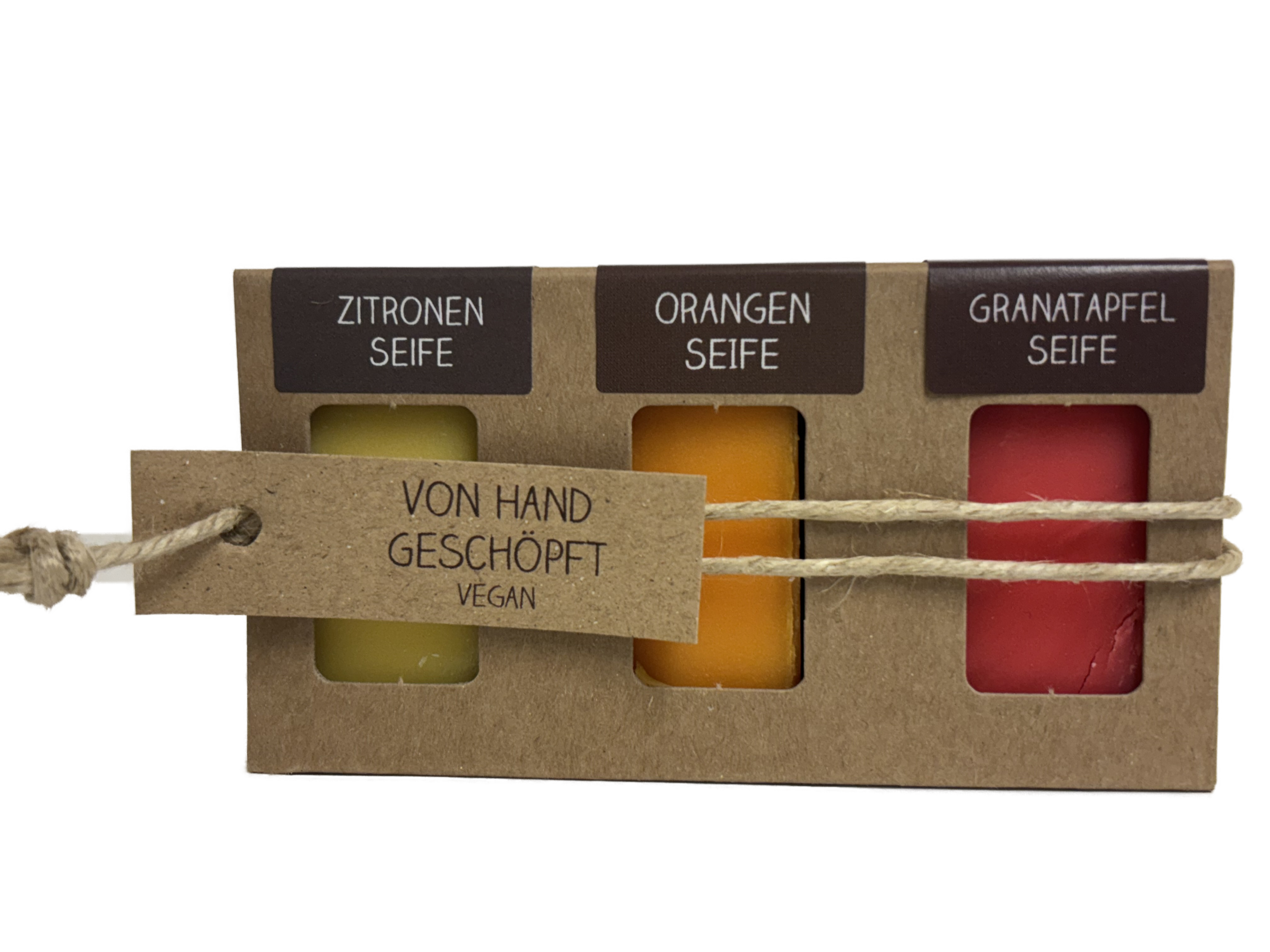 Mini-Seifen 3er-Set (3 x 25 g = 75 g Seife)