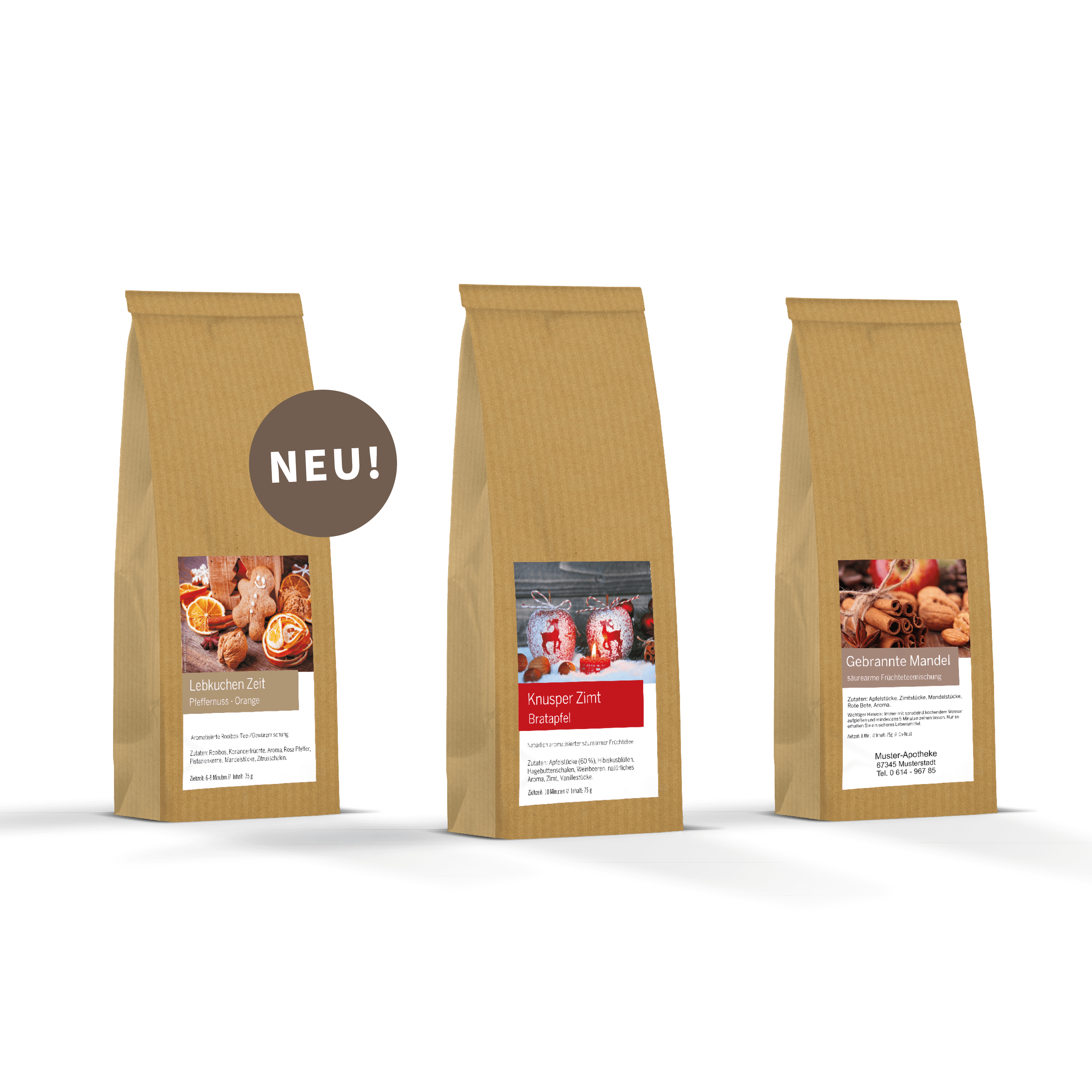 tee-sortiment_weihnachten Tee-Sortiment Weihnachten (3 x 24 St.: Pfeffernuss Orange, Schlemmerapfel, Gebrannte Mandel)